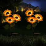 Sunflower Solar Stake Lights