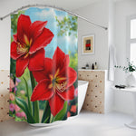Amaryllis Shower Curtain