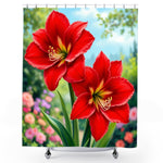 Amaryllis Shower Curtain