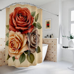 Antique Rose Shower Curtain
