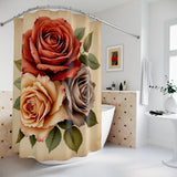 Antique Rose Shower Curtain