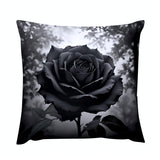Black Rose Pillow