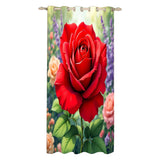 Blackout Rose Curtains