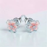 Blossom Earrings Close Up View