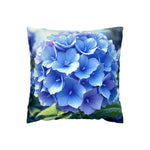 Blue Hydrangea Pillow