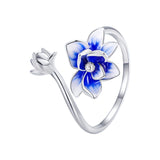 Blue Lotus Ring