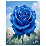 Blue Rose Blanket