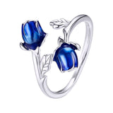Blue Rose Ring