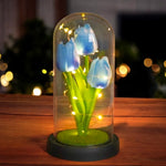 Blue Tulip Lamp