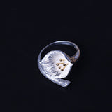 Calla Lily Ring Side View