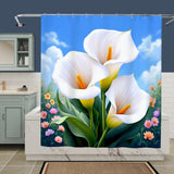 Calla Lily Shower Curtain Home Decor