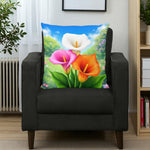 Calla Lily Throw Pillow Home Decor