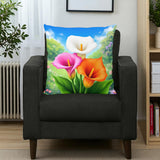 Calla Lily Throw Pillow Home Decor