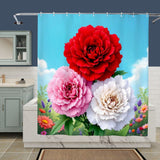 Carnation Shower Curtain Home Decor