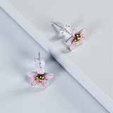 Cherry Blossom Earrings Close Up View