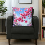 Cherry Blossom Pillow Home Decor