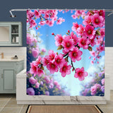 Cherry Blossom Shower Curtain Home Decor