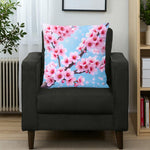 Cherry Blossom Throw Pillow Home Decor