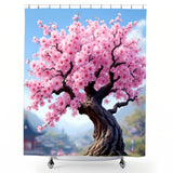 Cherry Blossom Tree Shower Curtain