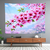 Cherry Blossom Wall Tapestry Home Decor