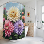 Chrysanthemum Shower Curtain