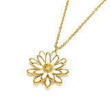 Chrysanthemum Necklace with Chain
