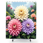 Chrysanthemum Shower Curtain