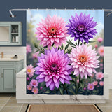 Chrysanthemum Shower Curtain Home Decor