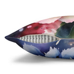 Watercolor Flower Pillow (Throw)