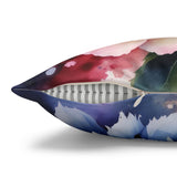 Watercolor Flower Pillow (Throw)