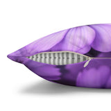Purple Flower Throw Pillow