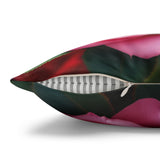 Pink Flower Throw Pillow