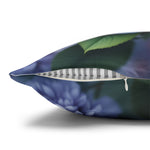 Blue Rose Pillow (Throw)