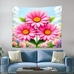 Pink Flower Tapestry