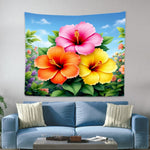 Hibiscus Tapestry
