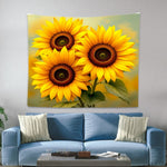 Yellow Sunflower Tapestry