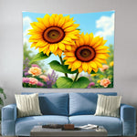 Sunflower Tapestry Wall Hanging