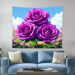 Purple Flower Tapestry