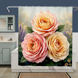 Cottage Rose Shower Curtain Home Decor
