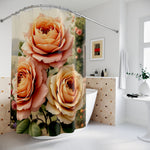 Country Rose Shower Curtain