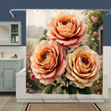 Country Rose Shower Curtain Home Decor