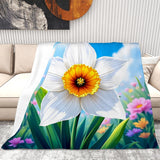 Daffodil Blanket Living Room