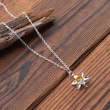 Daffodil Pendant Necklace with Chain