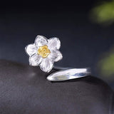 Daffodil Ring in Silver