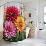 Dahlia Shower Curtain