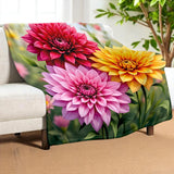 Dahlia Blanket Home Decor