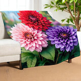 Dahlia Throw Blanket Home Decor
