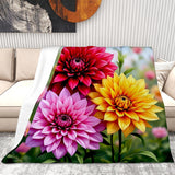 Dahlia Throw Blanket Living Room