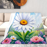 Daisy Blanket Living Room