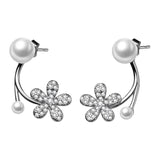 Daisy Pearl Earrings